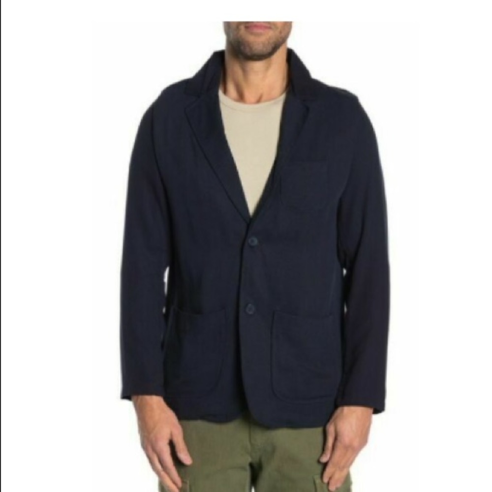 Onia Hugo deep navy jacket size small